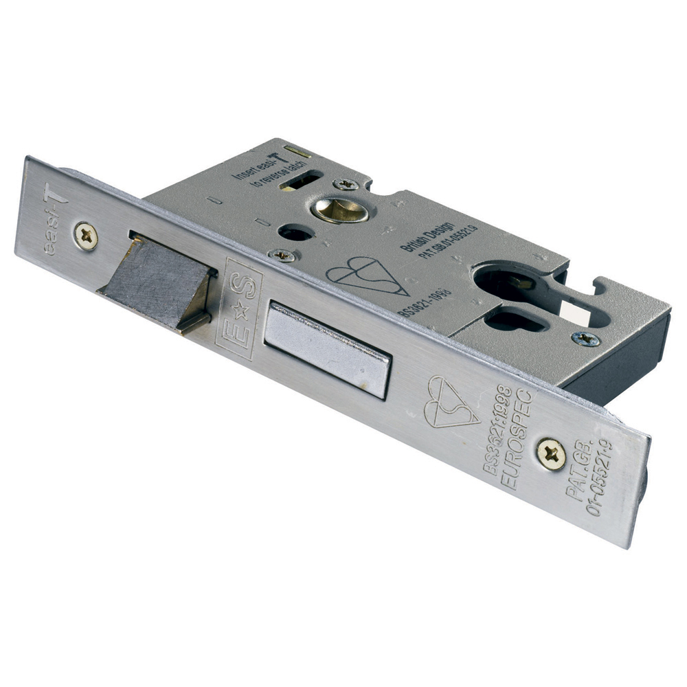 Eurospec Euro Cylinder Sash Lock 2.5 Inch (64mm) - Satin Stainless Steel